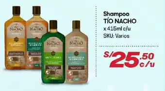 Hiperbodega Precio Uno Shampoo Tío Nacho x 415ml oferta