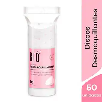 Mifarma Discos desmaquillantes biu de algodón - bolsa 50 un oferta