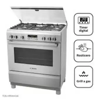 Metro Bosch cocina a gas pro565 ix 5 hornillas oferta