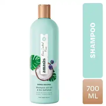 Tottus Shampoo amaras diosa rulosa coco acai 700 ml - envase 700 ml oferta