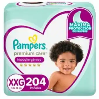 Metro Pack x3 pañales para bebés talla xxg pampers premium care super megapack oferta
