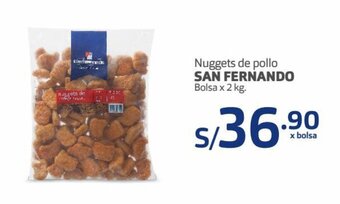 Makro Nuggets de Pollo San Fernando bolsa x 2kg oferta