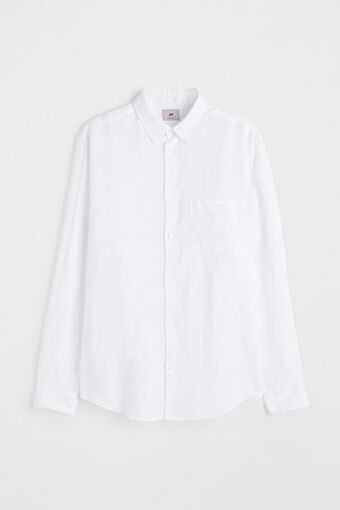 H&M Camisa de lino regular fit oferta