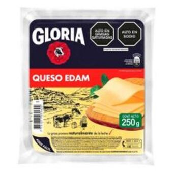 Metro Queso edam gloria en tajadas 250g oferta