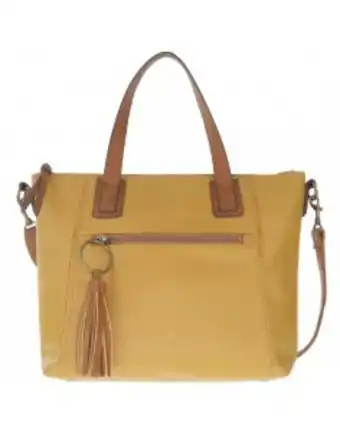 Payless Cartera mustard lizzie para mujer oferta