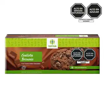 Tottus Galleta brownie con sabor chocolate tottus oferta
