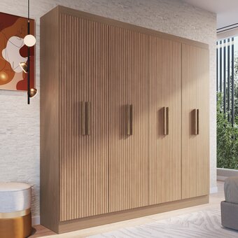 Tottus Ropero 8 puertas avellana oferta