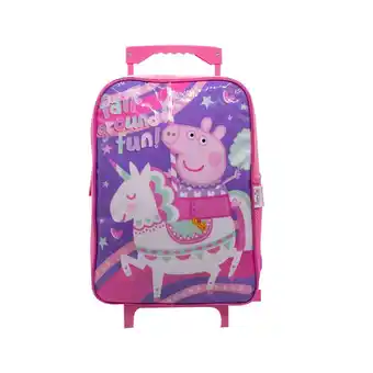 Tottus Set mochirueda + lonchera + cartuchera peppa pig oferta