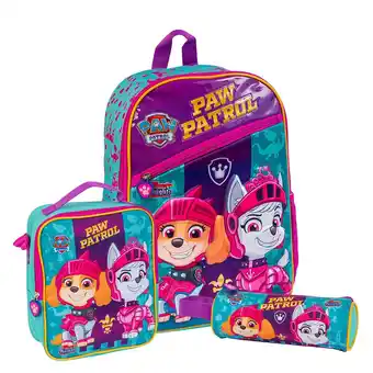 Tottus Set mochila + lonchera + cartuchera ranger paw patrol eva 3d oferta