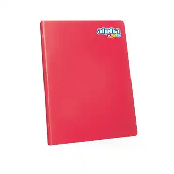 Tottus Cuaderno 80 hojas alpha kids decrokids 70gr marco rojo oferta