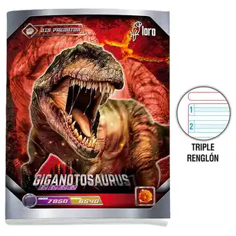Tottus Cuaderno 84 hojas triple renglón dis sti prim loro oferta
