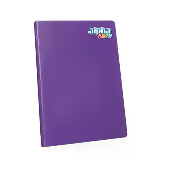 Tottus Cuaderno 80 hojas alpha kids 2x2 70gr marco rojo oferta