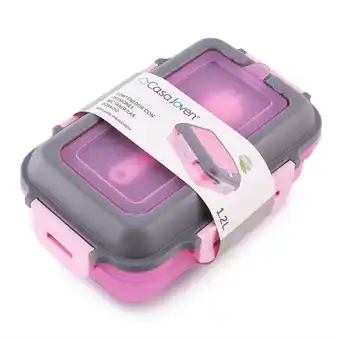 Tottus Contenedor con divisiones rectangular b oferta