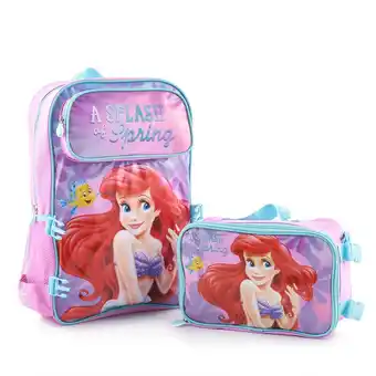 Tottus Set mochila + lonchera sirenita oferta