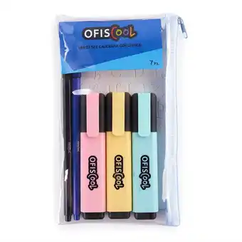 Tottus Set caligrafia con stencil oferta