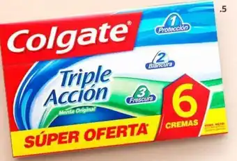 Makro Colgate Crema Dental Triple Acción 6Unids x 60ml c/u oferta