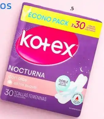 Makro Kotex Toalla Higiénica Nocturna 30 Unid oferta