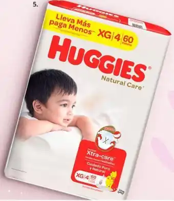Makro Huggies Pañal Bigpack Natural Care G/XG/XXG 60/66/64 Unids oferta