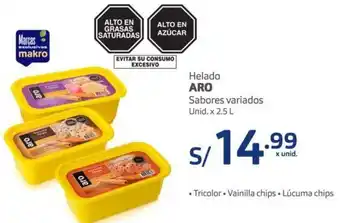 Makro Helado Aro 2,5L oferta