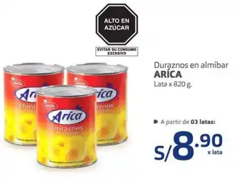 Makro Aríca Duraznos en Almíbar 820g oferta