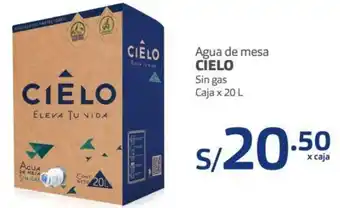Makro Cielo Agua de Mesa 20L oferta