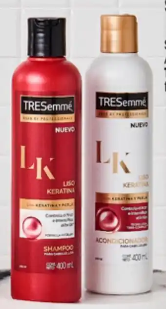 Plaza Vea TRESemmé Shampoo / Conditioner 400ml oferta