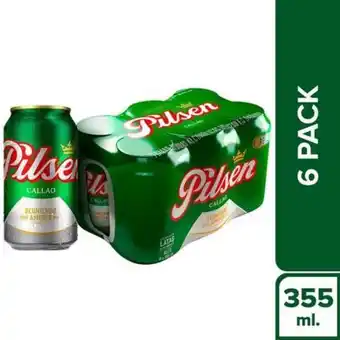Maestro Six pack pilsen callao lata 355ml oferta