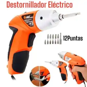 Maestro Atornillador destornillador recargable inalámbrico 12 tipos de puntas oferta
