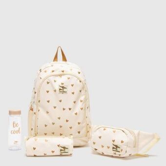 Maestro Set mochila escolar juvenil + lonchera + canguro + tomatodo doo australia oferta