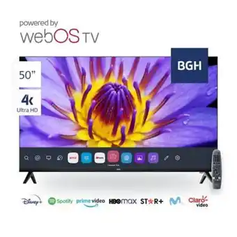 Maestro Televisor bgh webos 50" 4k ultra hd b5021uk6xwic oferta