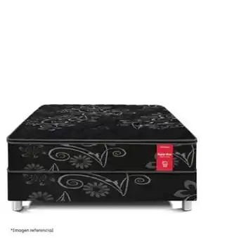 Paraiso del Perú Cama premium super star negro | 1.5 plazas oferta