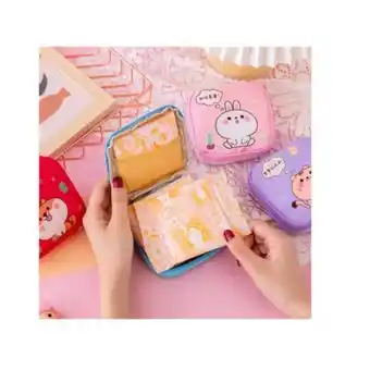 Maestro Funda de toallas higienicas kawaii rosado oferta