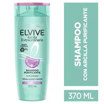 Tottus Shampoo arcilla purificante para cabello normal 370 ml - envase 370ml oferta