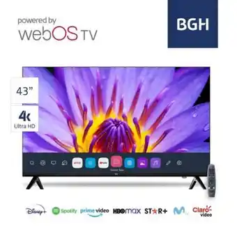 Maestro Smart tv 43'' bgh webos 4k uhd b4321uk6xwip oferta
