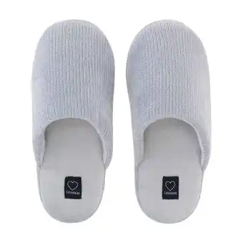 Casaideas Pantufla blanda tejida con elástico oferta