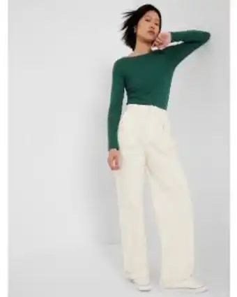 GAP Polo manga larga cuello bote mujer oferta