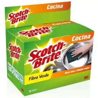 Tai Loy Esponja verde scotch britte disp x18u 3m oferta