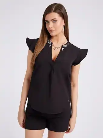 Guess Top con detalles de estrás oferta