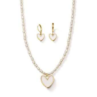 Ésika Estuche collar + aretes pure amour oferta