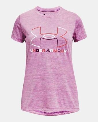 Under Armour Girls' ua tech™ big logo twist short sleeve oferta