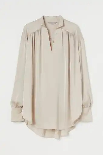 H&M Blusa amplia de satín oferta