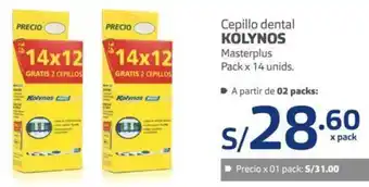 Makro Kolynos Cepillo Dental 14 Unids oferta