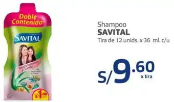 Makro Savital Shampoo 12 Unids x 36ml oferta