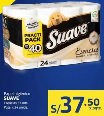 Makro Suave Papel Higiénico 33mts x 24 Unids oferta