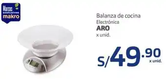 Makro Aro Balanza de Cocina oferta