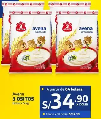 Makro 3 Ositos Avena 5kg oferta