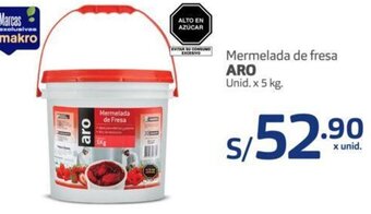 Makro Aro Mermelada de Fresa 5kg oferta