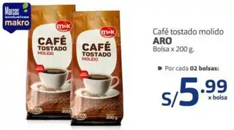 Makro Aro Café Tostado Molido 200g oferta