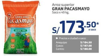 Gran Pacasmayo Arroz Superior 49kg