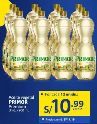 Makro Primor Aceite Vegetal Premium 900ml oferta
